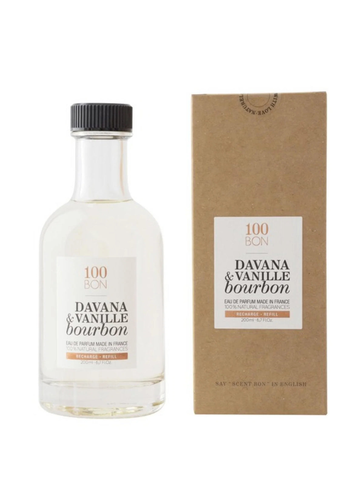 100 Bon, Davana & Vanille Bourbon, Eau De Parfum, Unisex, Refill, 200 ml