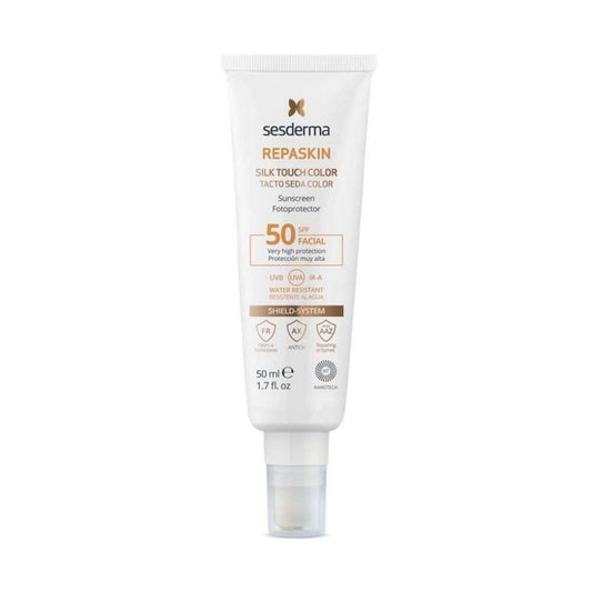 Sesderma, Repaskin, Tinted Glow, Before Sun Exposure, Cream, For Face, SPF 50, 50 ml